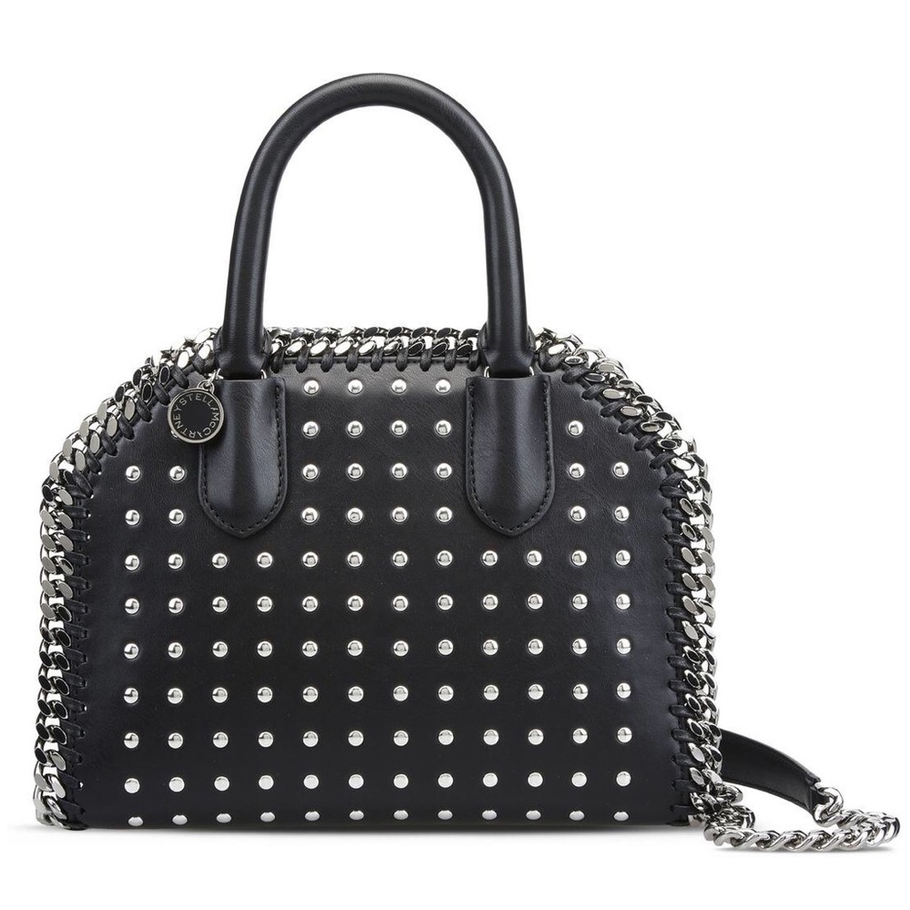 Studded Falabella Box bag black